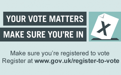 General Election June 8th – Are you Registered to Vote?