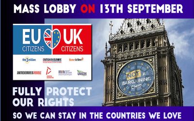 Mass Lobby to UK Parliament 13 September 2017