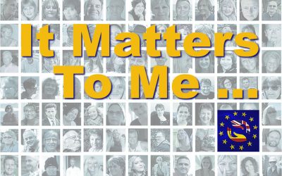 It Matters To Me ….