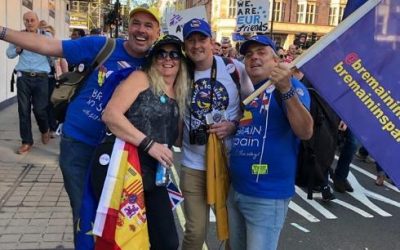 Brits from Malaga and Granada take part in biggest anti-Brexit march since referendum