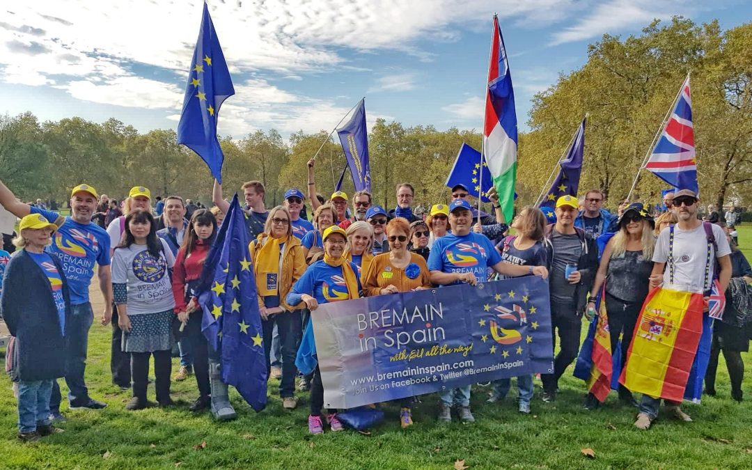 Bremain in Spain celebrates huge turnout at People’s Vote march